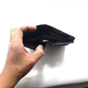 ハーフ財布 両面カード アウトポケット インディ