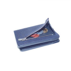 ハーフ財布 アウトジッパー シャーク