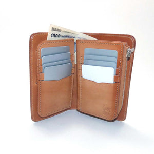 ハーフ財布 L字コイン パイソン