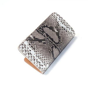 ハーフ財布 L字コイン パイソン