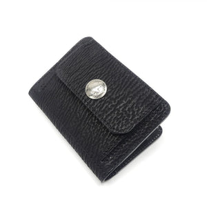 ハーフ財布 両面カード アウトポケット シャーク