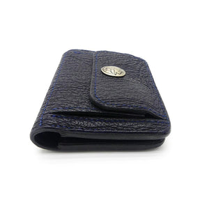 ハーフ財布 両面カード アウトポケット シャーク