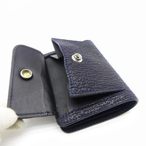 ハーフ財布 両面カード アウトポケット シャーク