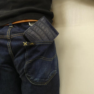 ショート財布 ナイルクロコ