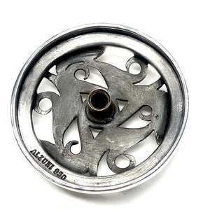 SVコンチョ(唐草石入)