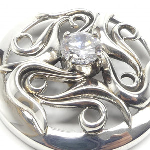 SVコンチョ(唐草石入爪止め)