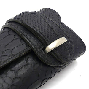 530タイプ サルカン B/Cパイソン表貼り 小銭入れファスナー　＜熟成革＞