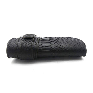 530タイプ サルカン B/Cパイソン表貼り 小銭入れファスナー　＜熟成革＞