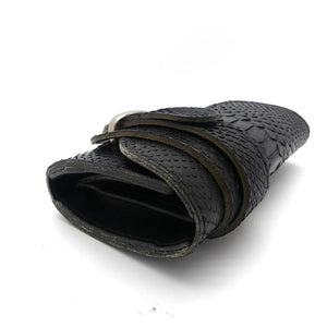 530タイプ サルカン B/Cパイソン表貼り 小銭入れファスナー　＜熟成革＞