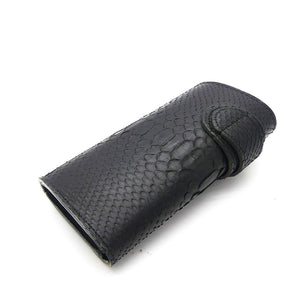 530タイプ サルカン B/Cパイソン表貼り 小銭入れファスナー　＜熟成革＞