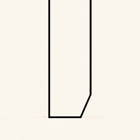 斜めカットの設計図