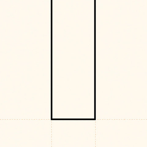 角型（スクエア）の設計図
